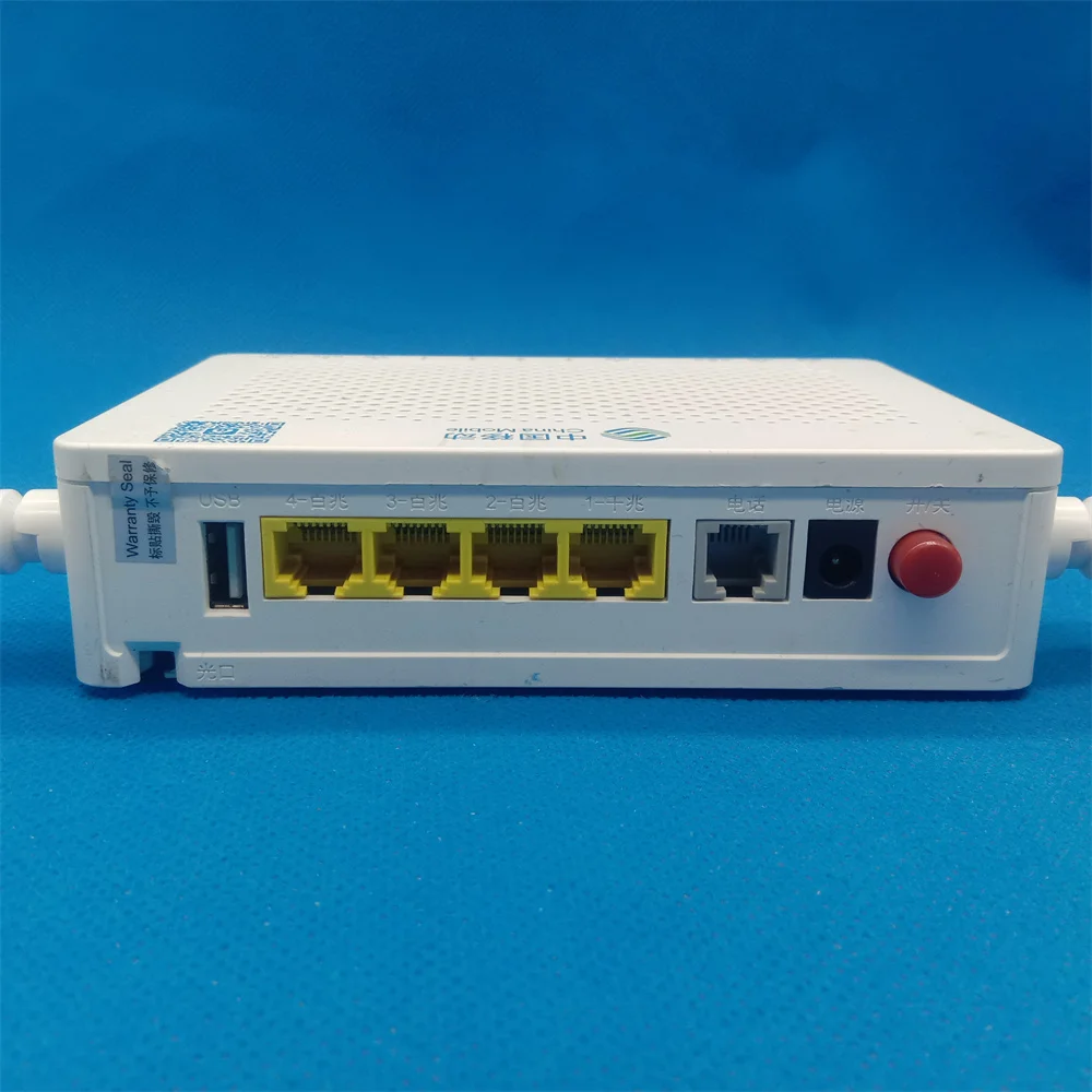Second-hand F663NV3A gpon 1GE+3FE+1USB+1TEL onu modem for ZTE Original route