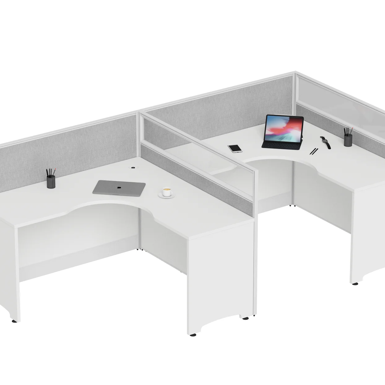 Office desk furniture modern simple and graceful office staff