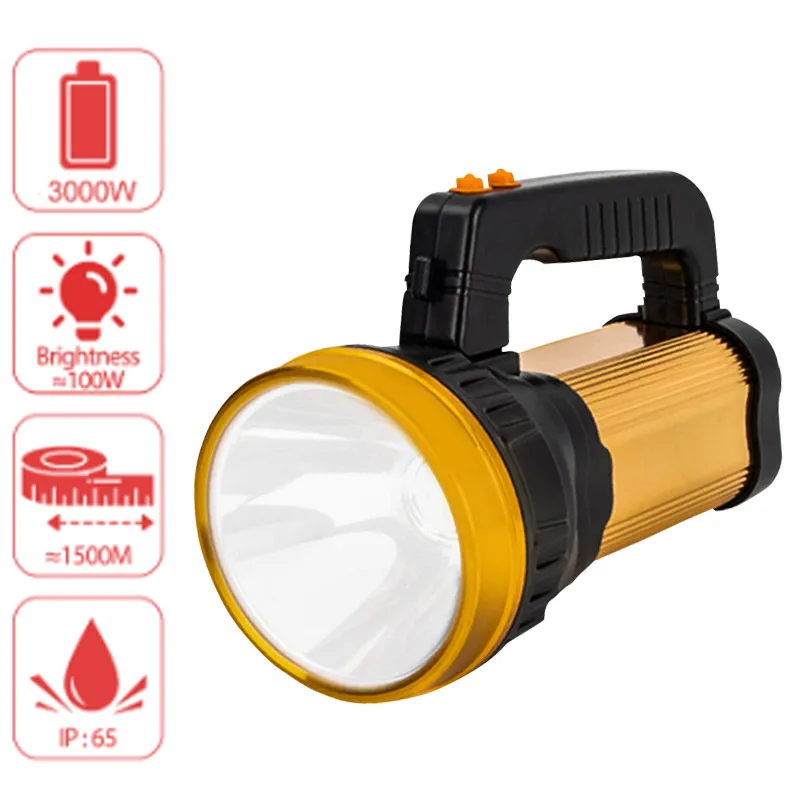 Китай, индивидуальный фонарь 100000 люмен, светодиодный тактический водонепроницаемый прожектор 10