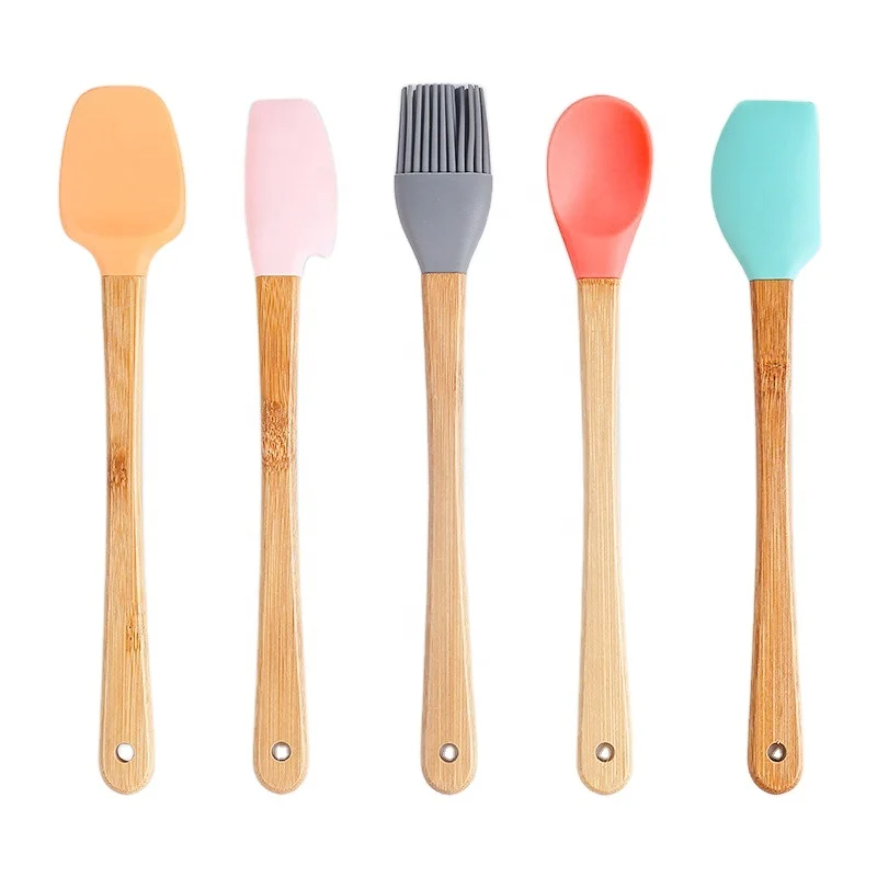 Mini Color 5-piece baking tool color box packaging baking tool set pot, spatula, silicone scraper