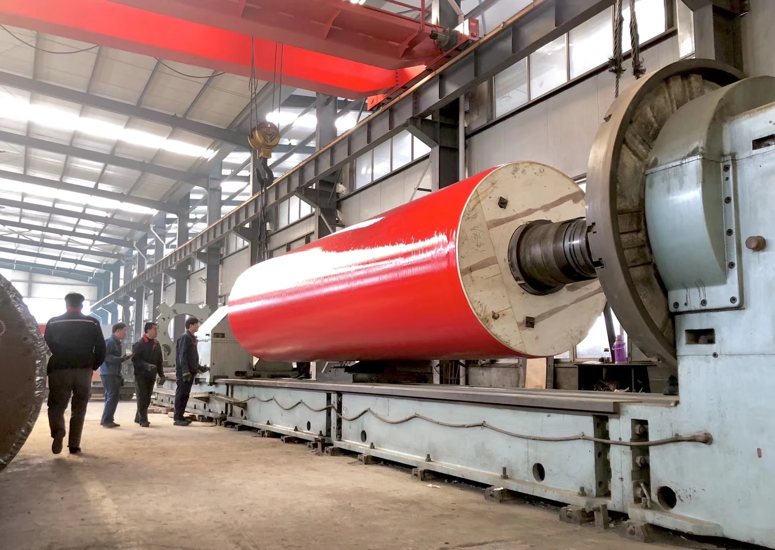 GRECHO Paper Roller Machine Dandy Granite Stone Grooved Press Roll