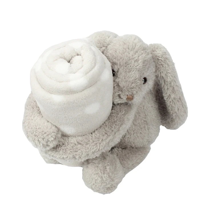 Soft stuffed animal plush security blanket soothing toy baby blanket baby security blanket baby comforter toy