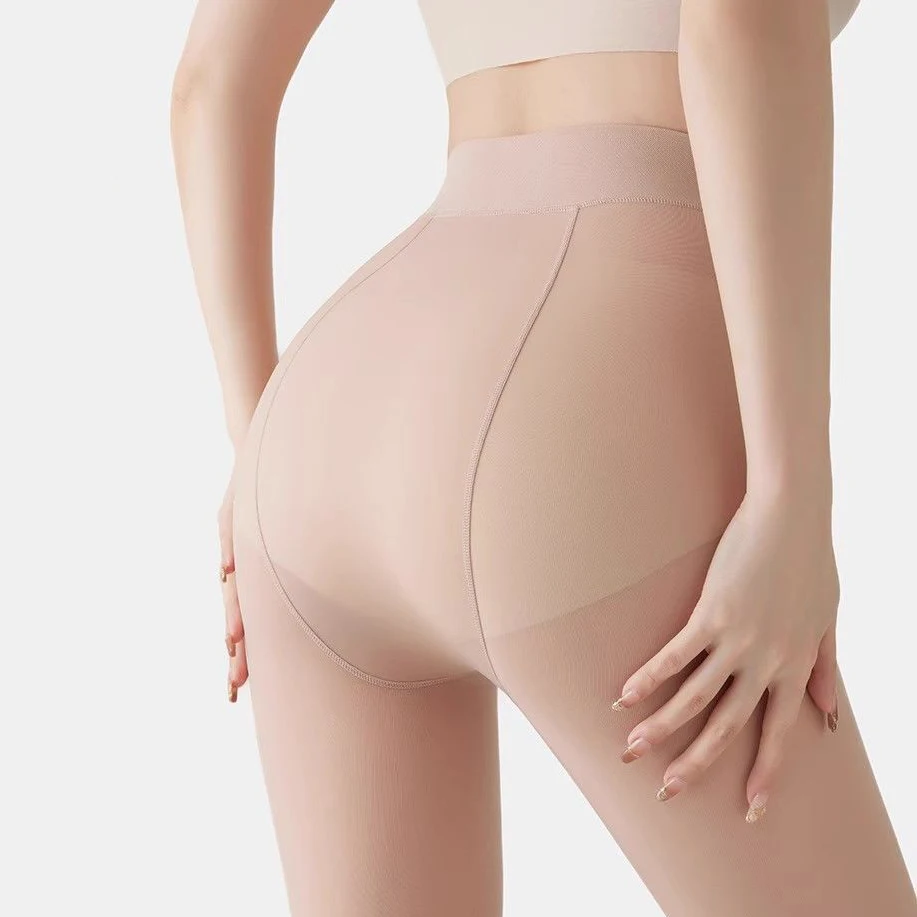 Wholesale 80 Denier Soft Opaque Black Tights Solid Sexy Footed Nylons Lady Pantyhose Opaque Control Silk Stockings for Women