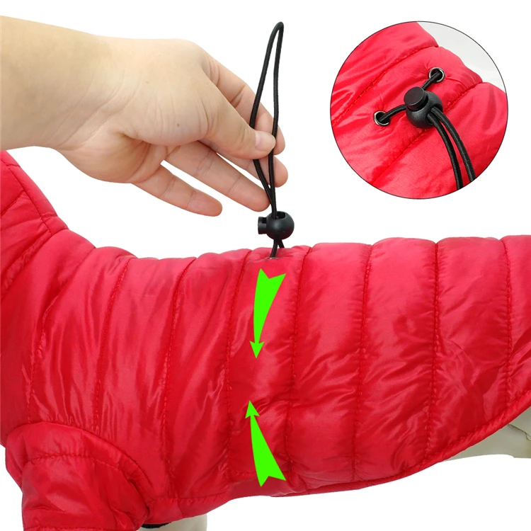 Manufacturer Wholesale Small Pet Down Jacket Warm Button Design Cotton Winter Dog Jacket
