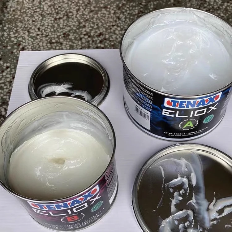 ELIOX A+B  EXTRA CLEAR EPOXY MASTIC Suit for fill glue indoor and outdoor of marble and stone