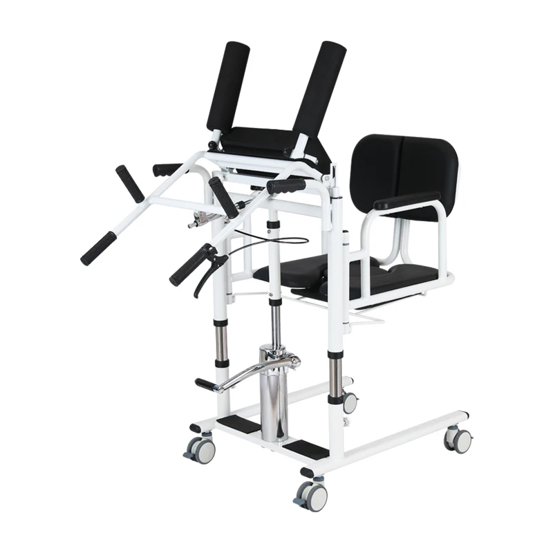 manual patient transfer chair multifunction patient transfer lift weel chair hydraulic patient lift