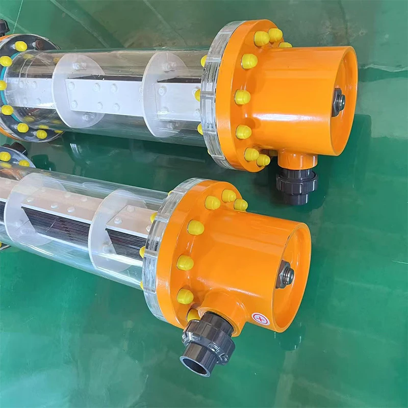 Clean stock 1000g  sewage treatment titanium anode with shell, Sodium hypochlorite generator Ru-Ir coating with DC power