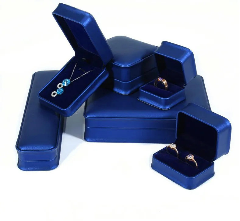 
2021 New Arrival Women Girls Organizer PU Leather Jewel Case Jewellery Packaging Gift Boxes Jewelry Box Manufacturer 