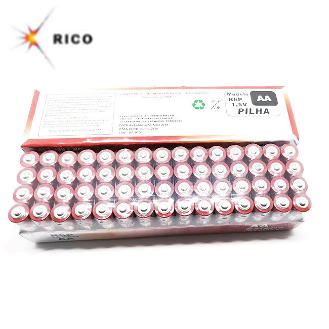 Factory produce good quality Lowest Price OEM Brand Heavy duty Battery 1.5V R6 AA UM-3 R03 AAA UM-4 for toy super power