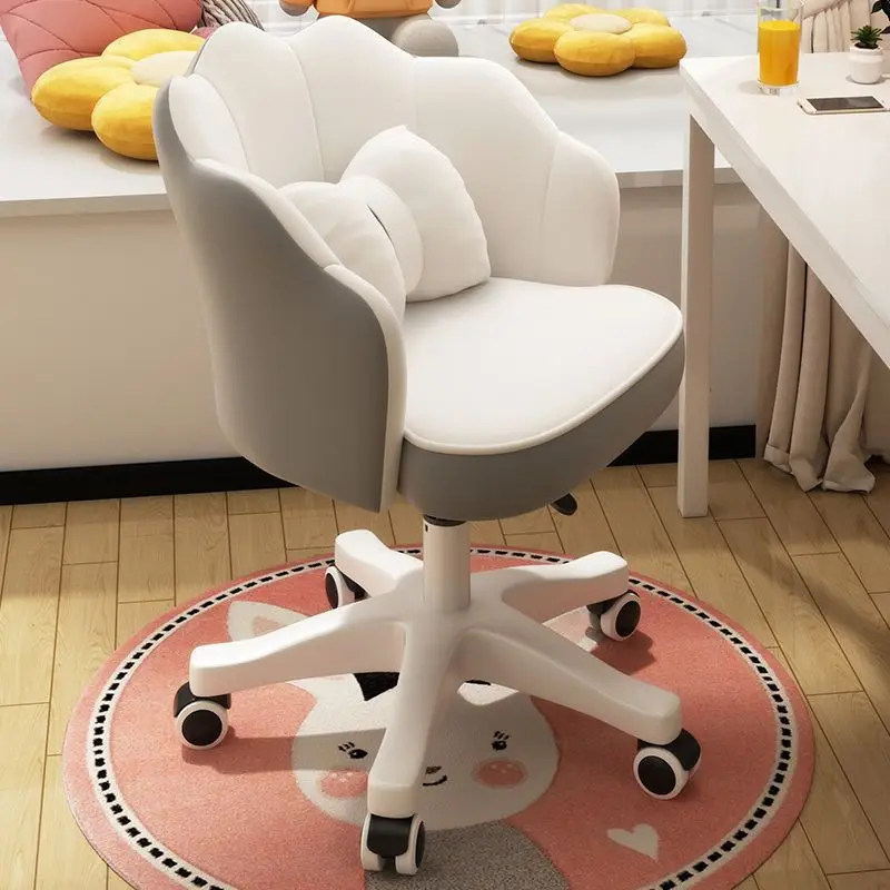 Makeup Chair Light Luxury Girls Bedroom Dresser Stool Home Network Red Ins Back Simple Nail Petal Chair