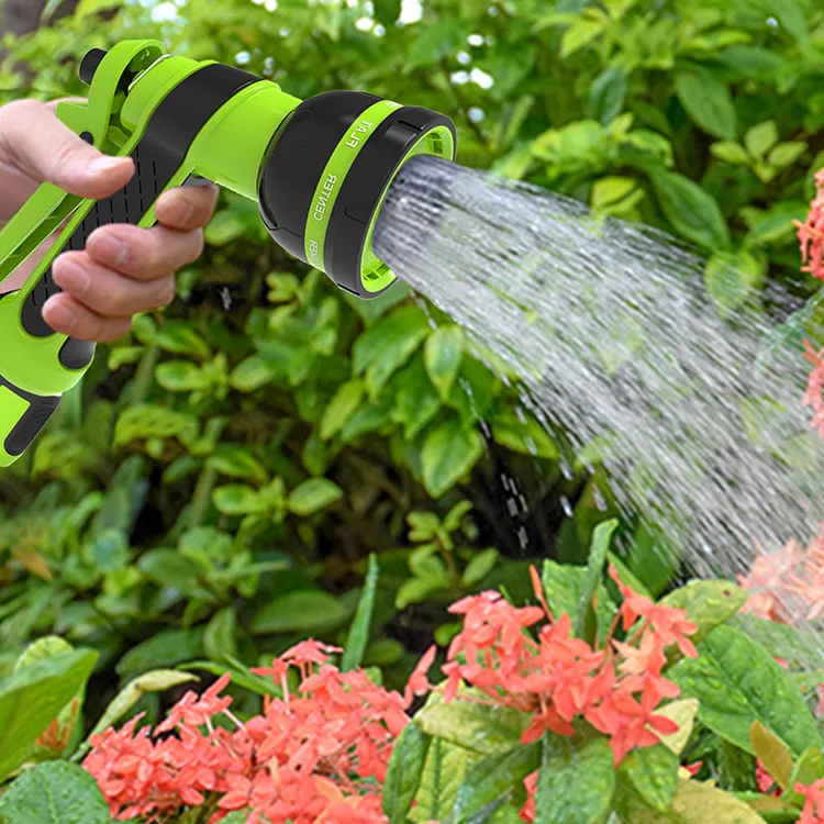 8 Functional high pressure car wash nozzle / garden hose spray nozzle with soap dispenser