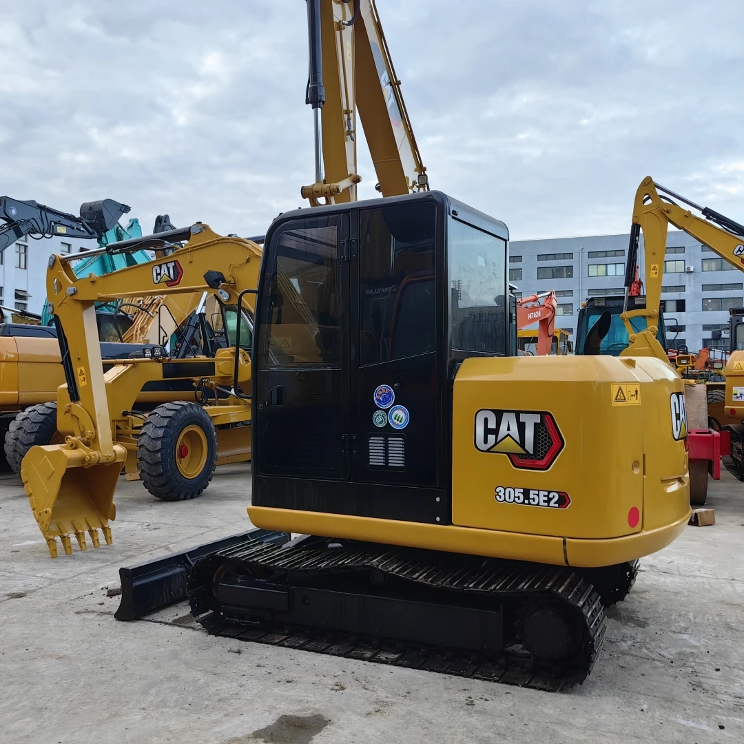 Used Cat 305.5e Mini Excavator Second Hand Caterpillar 305.5 Excavators 306 307 in Shanghai