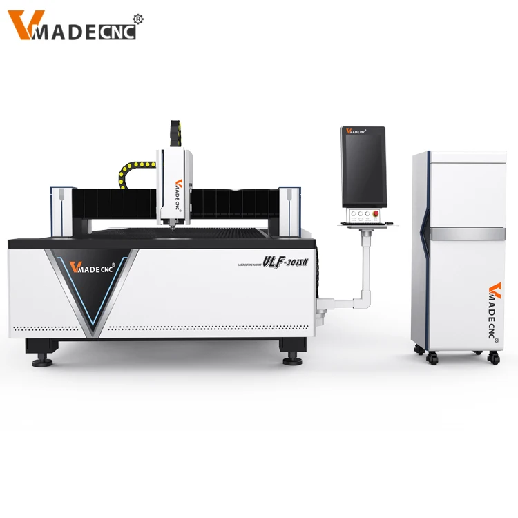 CNC 1000watt 2000watt 3000watt Fiber Laser Cutting Machine Sheet Metal