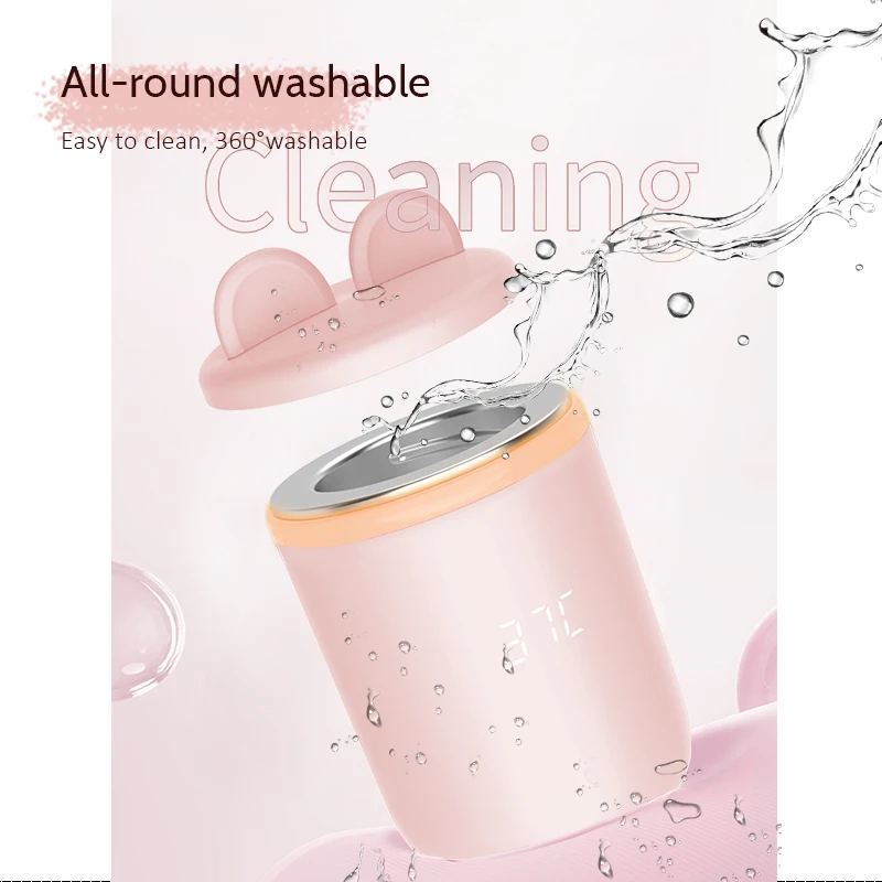 2024 Best Design Portable Rechargeable Milk Heater 8800mAh Battery Smart Food Grade N1S Electric Baby Wireless Bottle Warmer