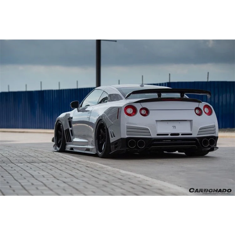 Carbonado A-2 STYLE CARBON FIBER TRUNK SPOILER wings For GTR R35
