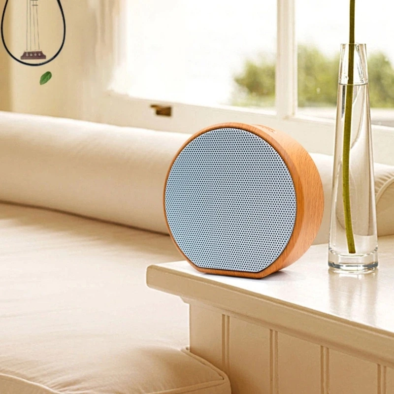 Retro Wood Grain A60 Wireless  Speaker Portable Mini Subwoofer Audio Gift Stereo Loudspeaker Sound System Support TF AU