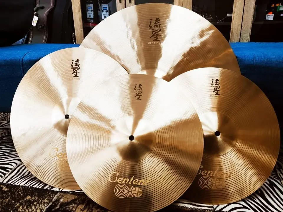 cymbal set professional b20 cymbals pack 5pcs handmade cymbals for drum set  Meteor series