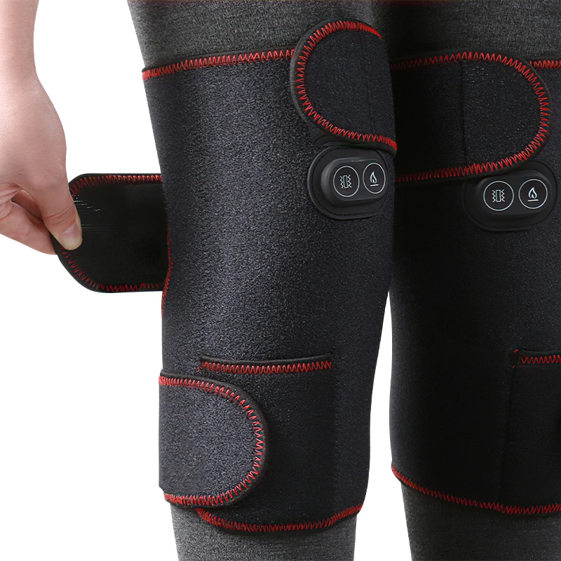 Graphene Battery Ergonomic Professional Shock-Absorbing Heated Massager Knee Pads