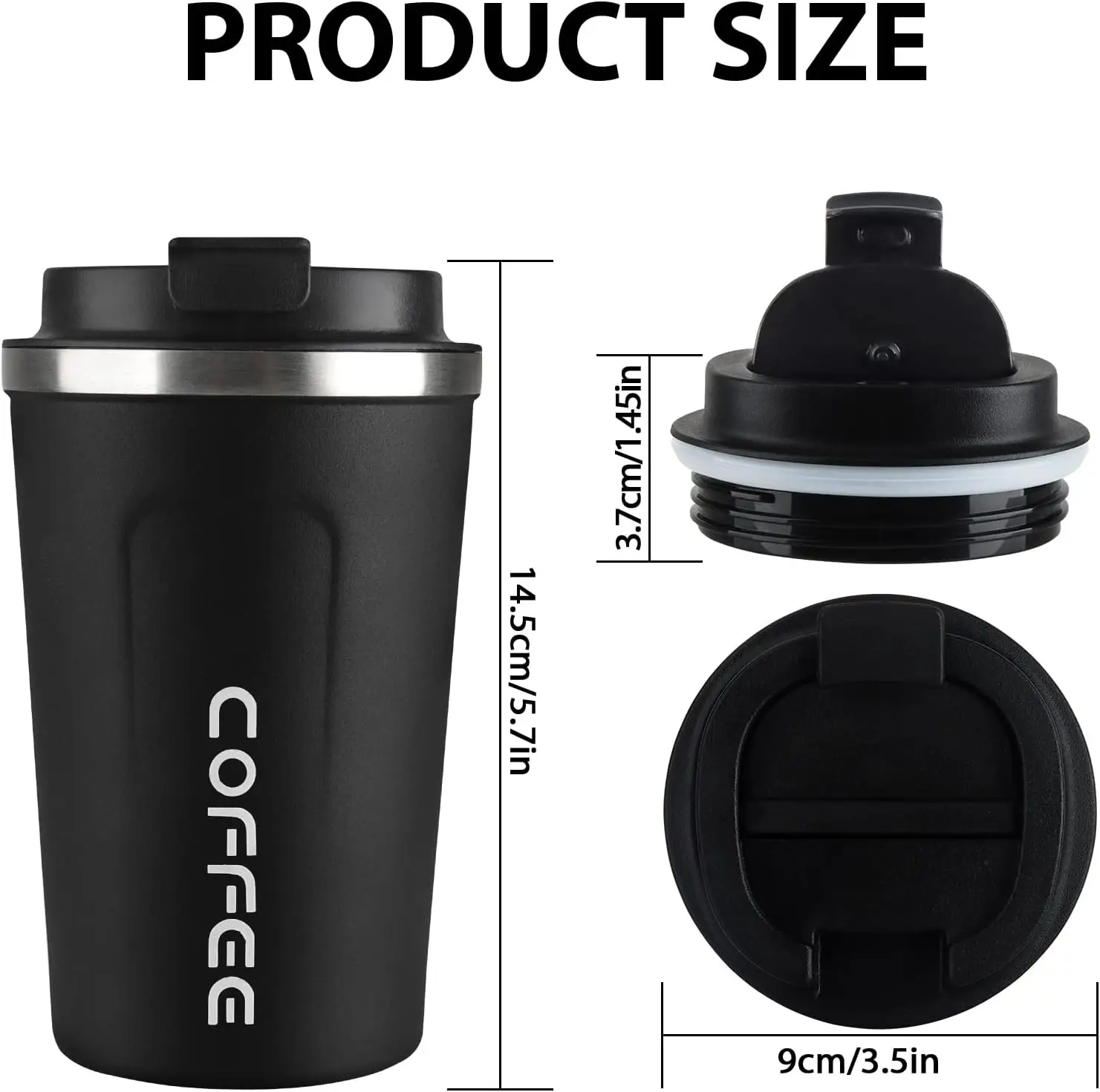 New Product Ideas 380ml vacuum cup double walled stainless steel cup for coffee