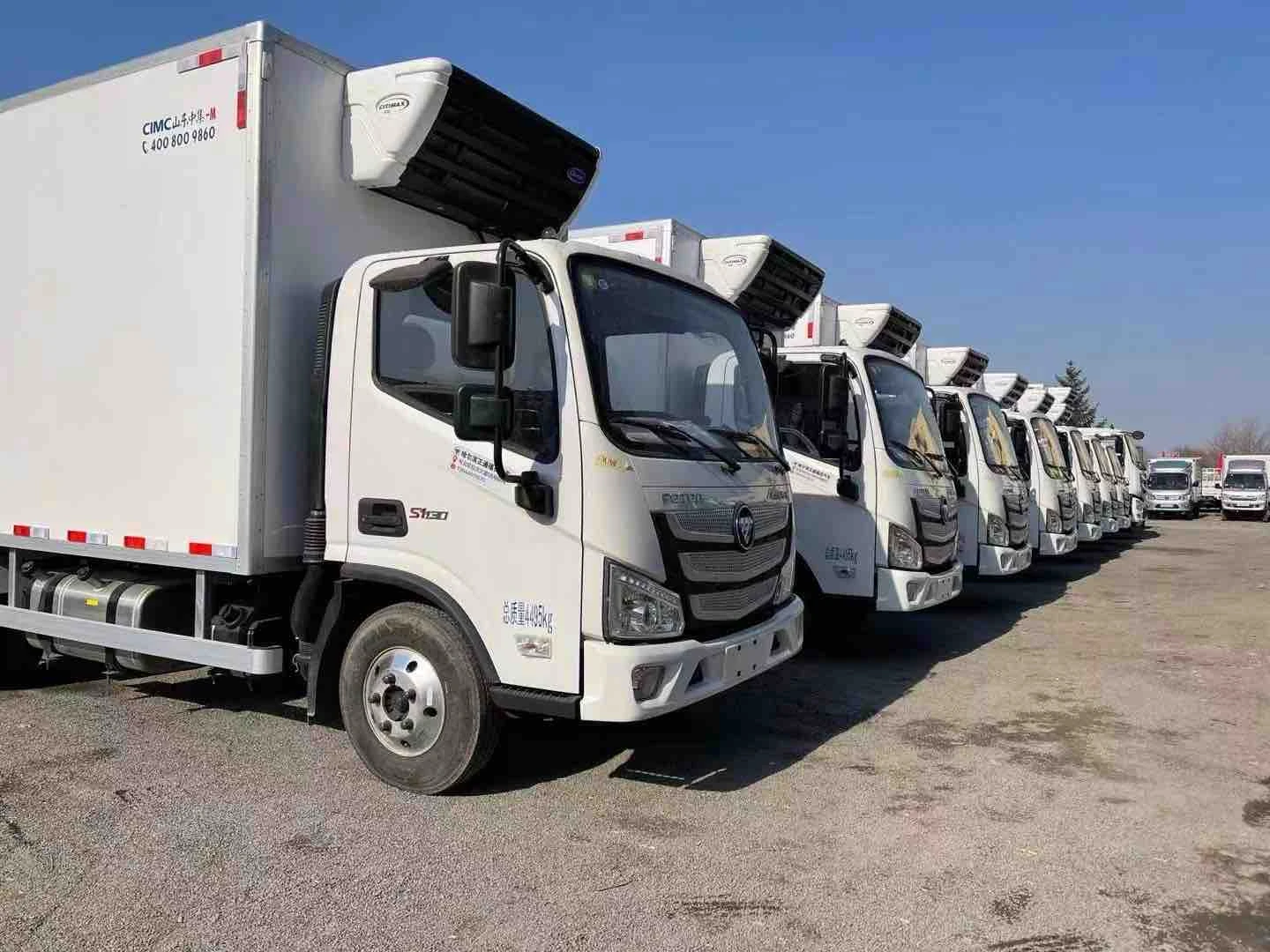 CIMC Chinese Truck New Design Cargo Trailer Cold Chain Truck Refrigersted Trailer