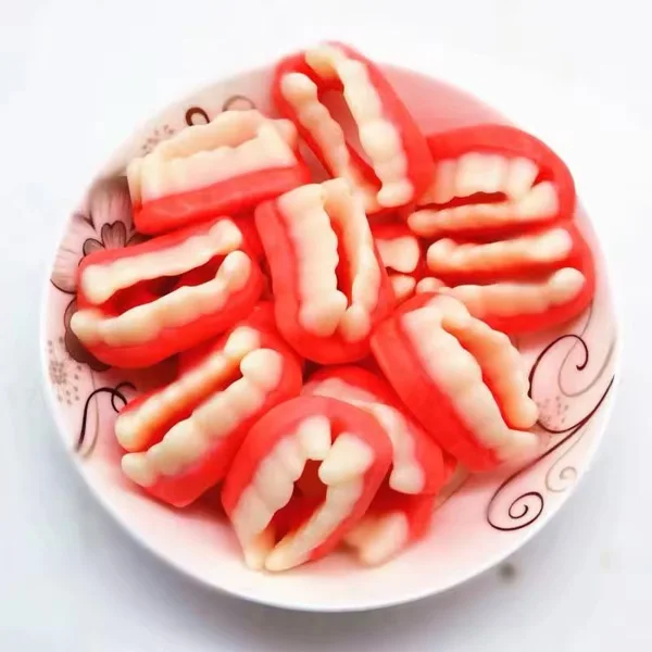 Wholesale Custom Sweet Teeth Shape Gummy Candy