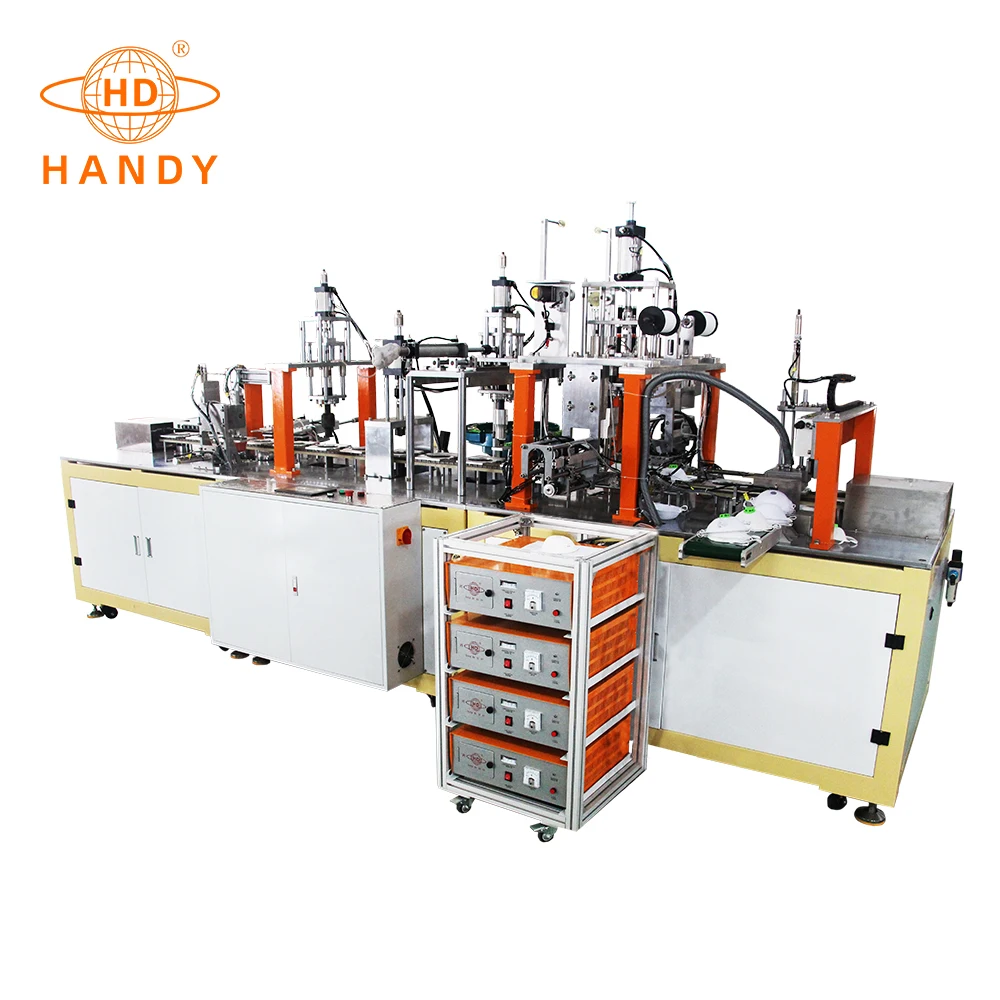 Cup Medical Mask Making Machine N95 Cup Stapling Back End Automatic Cup Nonwoven Face Mask Making Machine