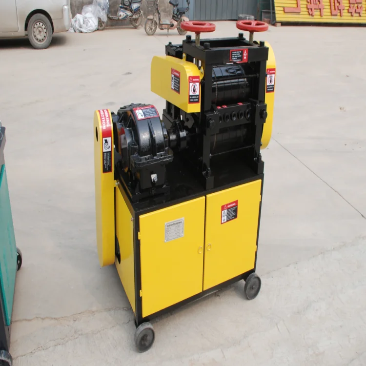 
6-10mm factory sale waste rebar hydraulic straightening machine 