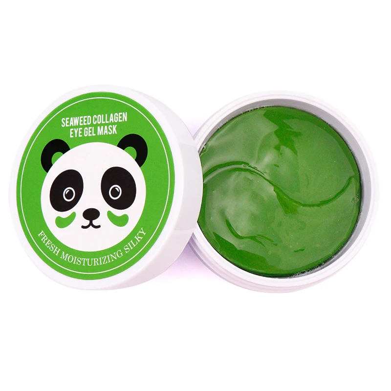 
Private Label Korean Cosmetics Skin Care Panda Green Seaweed 24k Gold Collagen Gel Eye Mask for Hydrogel Eye Patch Moisturizing 