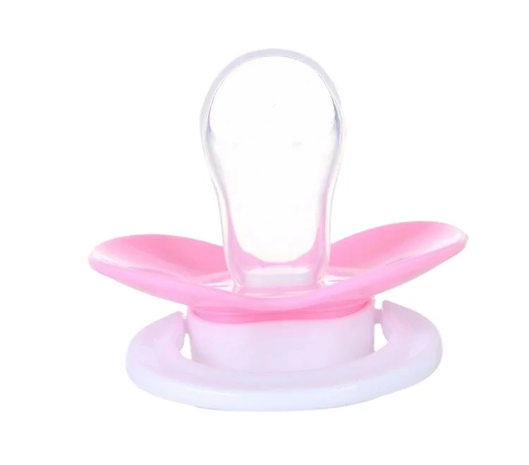 
Smile Bear Wholesale Food Grade Silicone Flat Duck Mouth Design Baby Pacifier 
