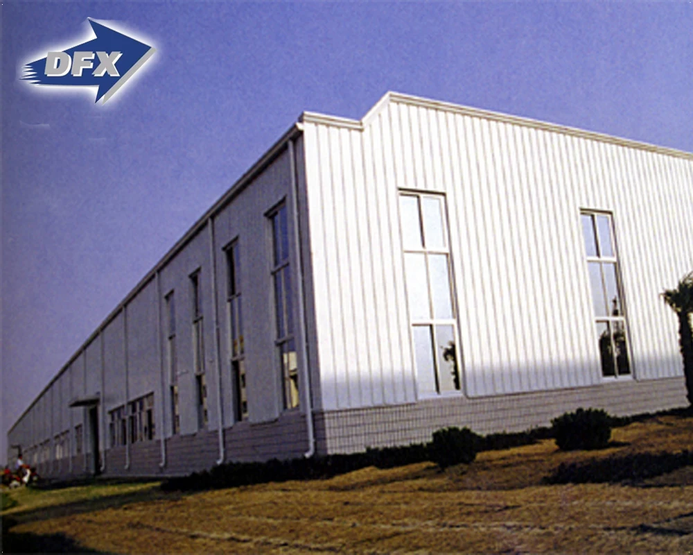 Steel Frame Construction Pole Barn Prefabricated Warehouse Metal Building Structure Shed Workshop
