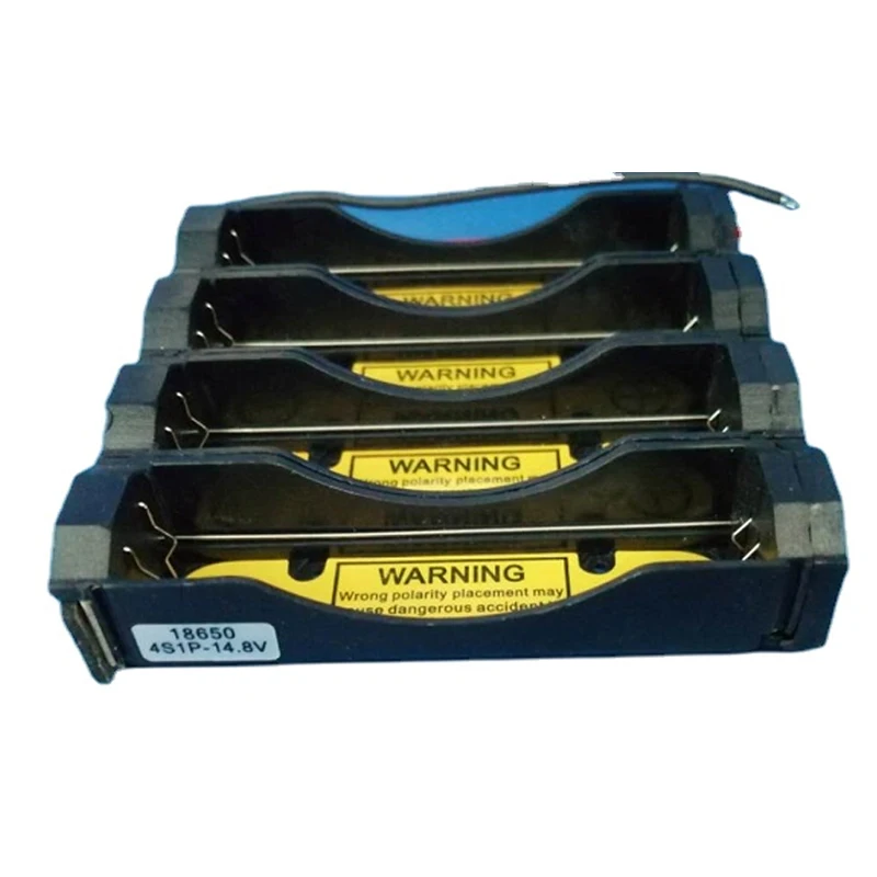 1S 2S 3S 4S 1P Factory supply 18650 cells 3.7v battery holder with BMS 14.8V battery holder