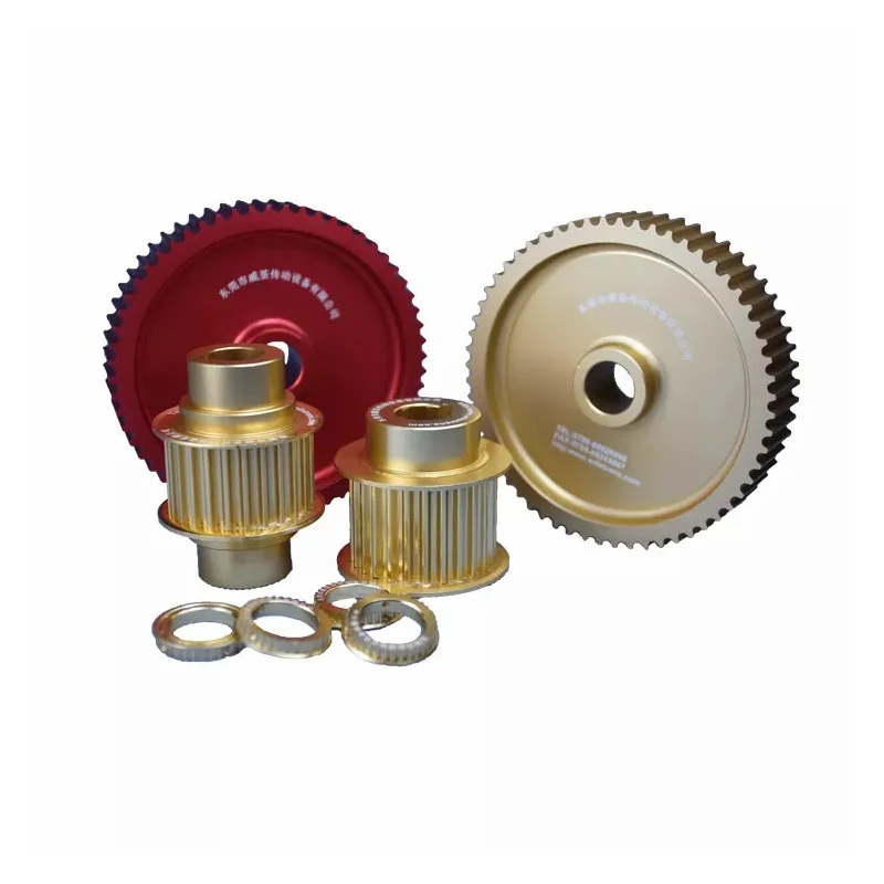 weite high precision 40 teeth trapezoidal tooth taper lock timing belt pulley bar gear box