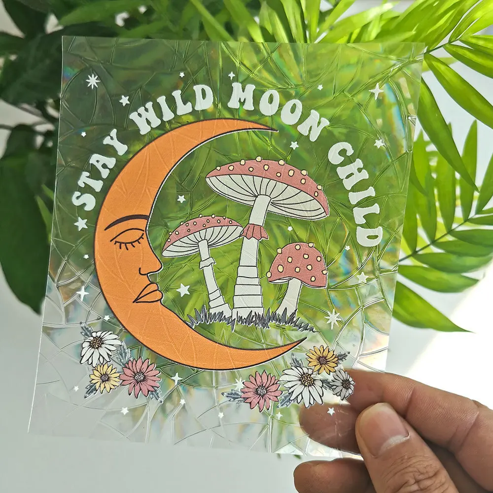 Custom Printing Rainbow Maker Sticker for Birds Anti Collision Sun Catcher Window Decals Suncatcher Sticker