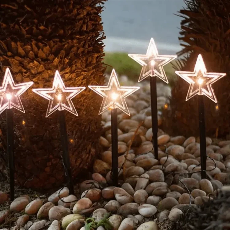 Hot selling solar snowman Christmas courtyard decoration outdoor garden atmosphere landscape ground lamp