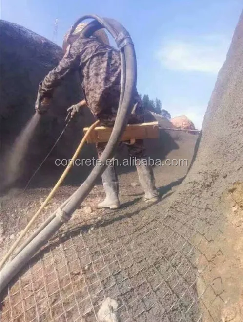 Factory price 8m3/h  Diesel Trailer Shotcrete Concrete Spray Machine