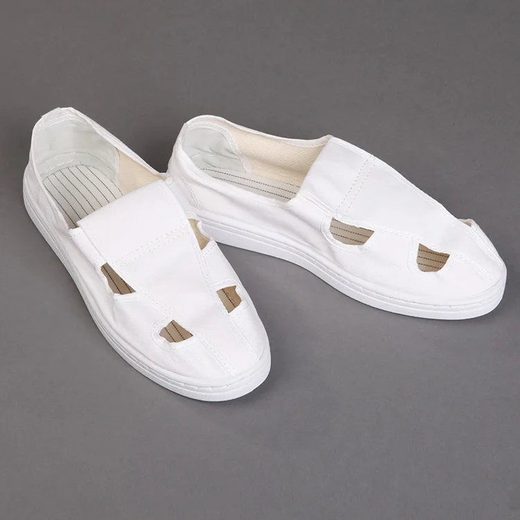 Оптовая продажа из натуральной кожи без шнуровки ESD безопасная обувь белый цвет шеф-повара противоскользящая Антистатическая
