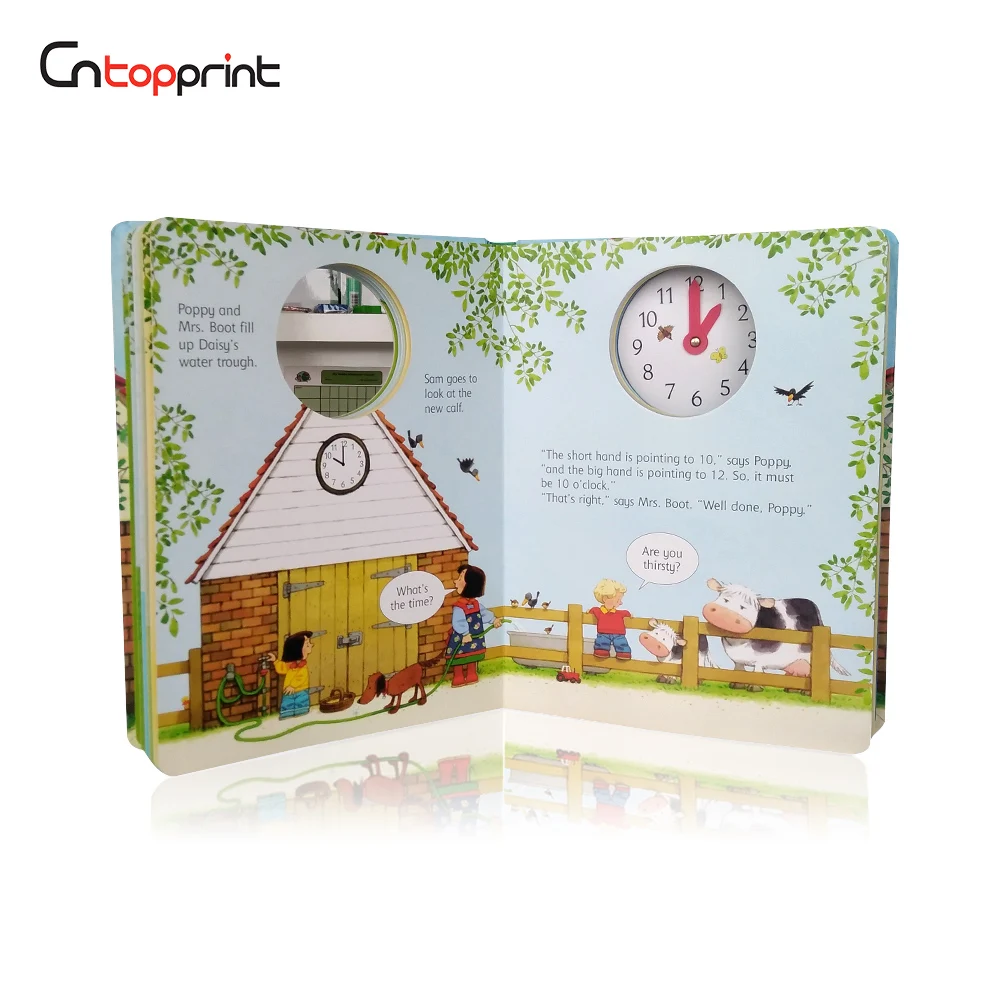 Customized Logo Hardcover Kid Friendly English Comic Printing Books