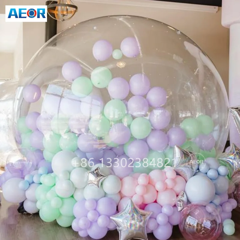 Commercial Kids Party Clear Dome Balloon Garden Tent Bubble Tent Inflatable Bubble House