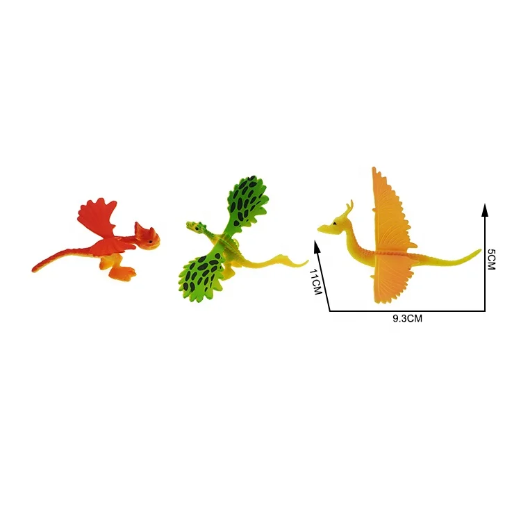 Simulation Flying Dragon 3 Styles Dinosaur Model Cheap Promotional Toys