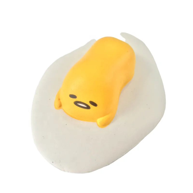 Custom Made Novelty TPR Joke Decompression Stress Reliever Egg Squishy Toys For Adults