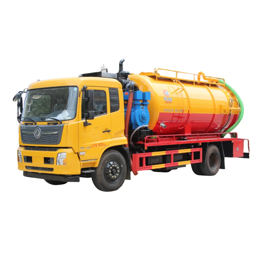 Высокое качество dongfeng 4X2 RHD муниципальная санитария многофункциональная Очистка сточных вод всасывающая машина и вращающаяся труба