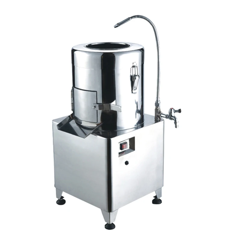 Chinese 8KG 370W Commercial Industrial Electric Automatic Small Sweet Potato Peeler Cleaning Washing And Peeling Machine