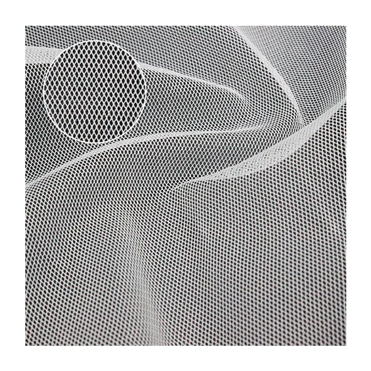 Manufacturer Breathable Comfortable 100% Polyester Soft Tulle Fabric for Shapewear Corset