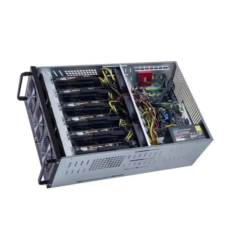 6GPU8GPU multi-card Chassis 4U server eight-card Chassis ATX motherboard Eth eight-card platform chassis