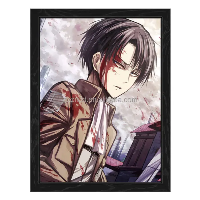 PET Stock  lenticular 3d anime poster for home decoration