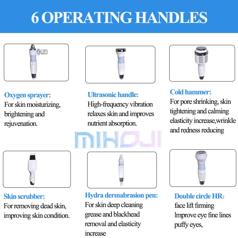 Multifunction Function Skin Rejuvenation Hydrodermabrasion Facial Machine Blackhead Removal Hydro