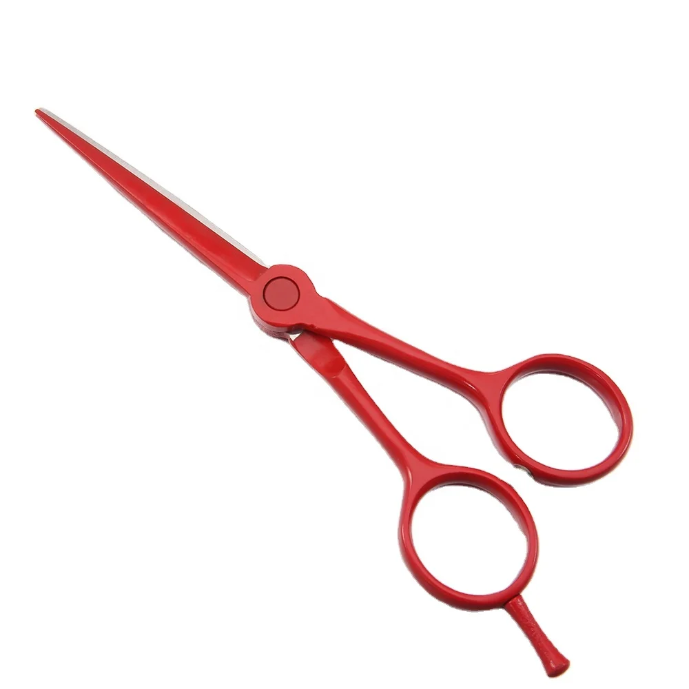 Fenice Red Plating Titanium 5.5' 6inch Hair Cutting Shear Professional Hairdressing Scissors