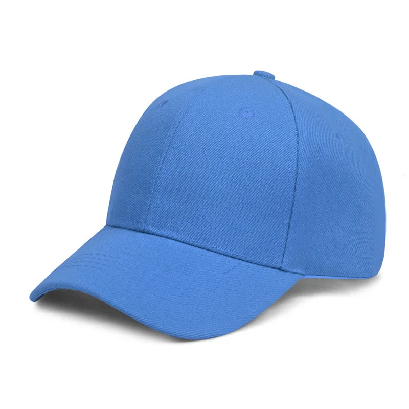 cheap sale promotion gift 6 panel 100% polyester plain baseball cap
