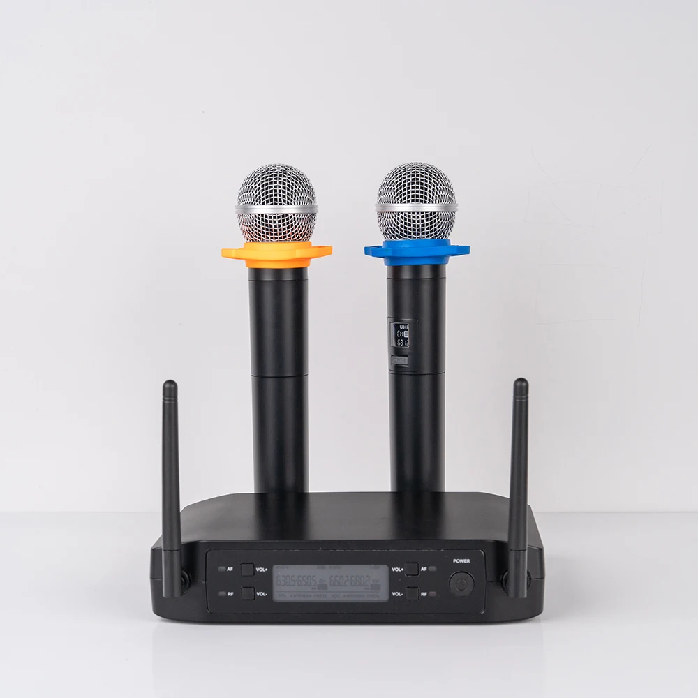 GLXD4 UHF Wireless Microphone System High End Professional 2 Handheld Mic Wireless Microphone