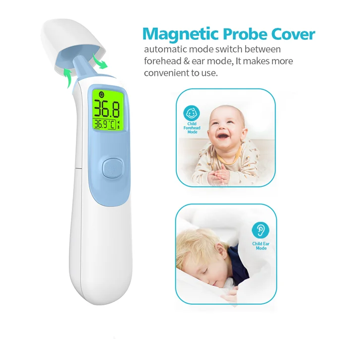 Household Digital Thermometer Infrared Forehead Ear Baby Thermometer Termometro Digital Non Contact Thermometer